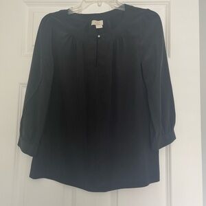 Kate Spade New York Black Silk Blouse